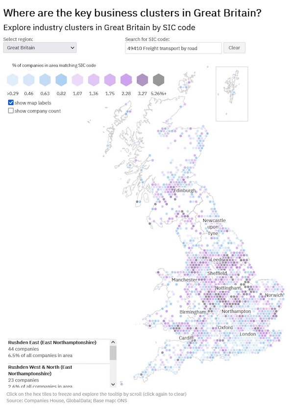 Where are industries clustered in the.jpeg